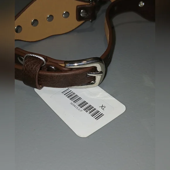 Fashion Woman Brown Belt with Rhinestone NWT - Picture 3 of 4